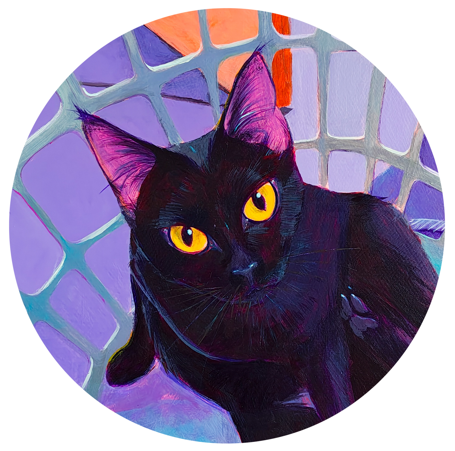 Sticker | Azalea in a basket