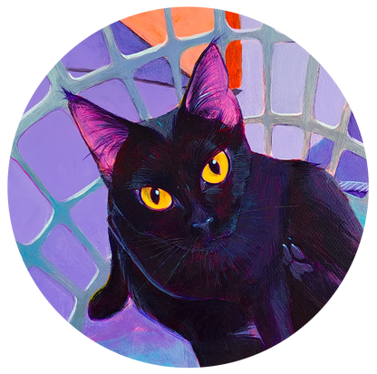 Sticker | Azalea in a basket