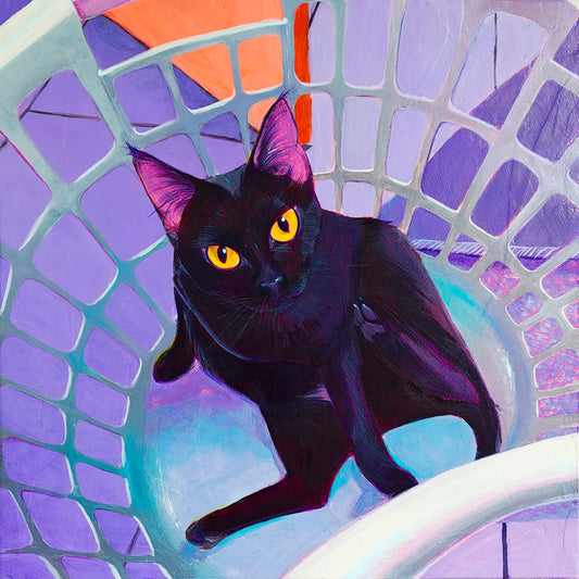 Print | Azalea in a basket