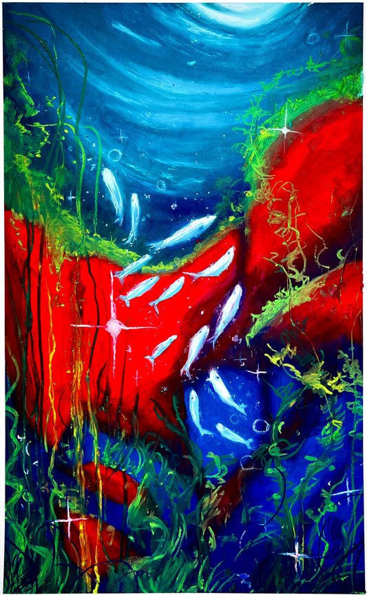 Print | Glowing Fishes